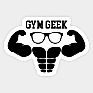 Gym geek Sticker